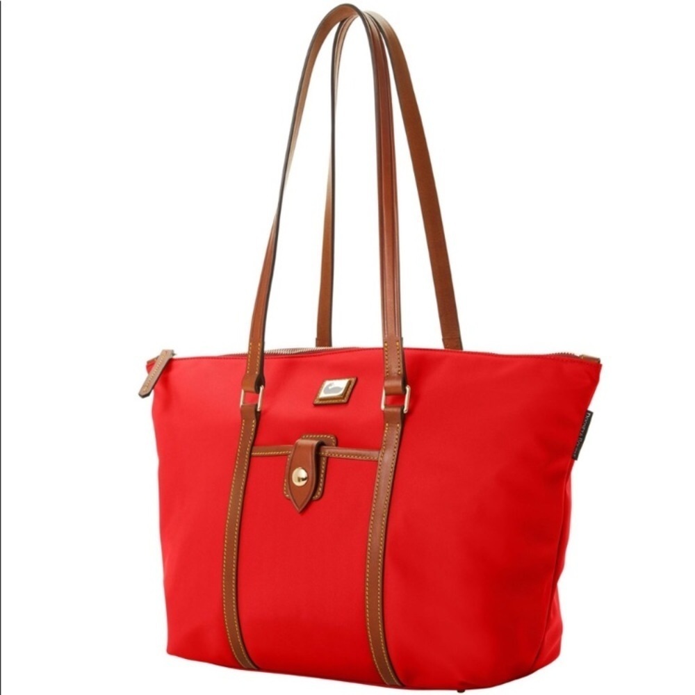 Dooney & Bourke Wayfarer Zip Tote Bag Red - Picture 1 of 16